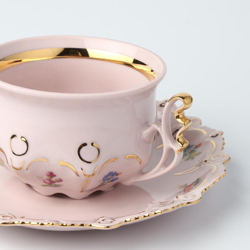 アンティーク・チェコ雑貨のお店 bábovka - ピンク・ポルツェラン