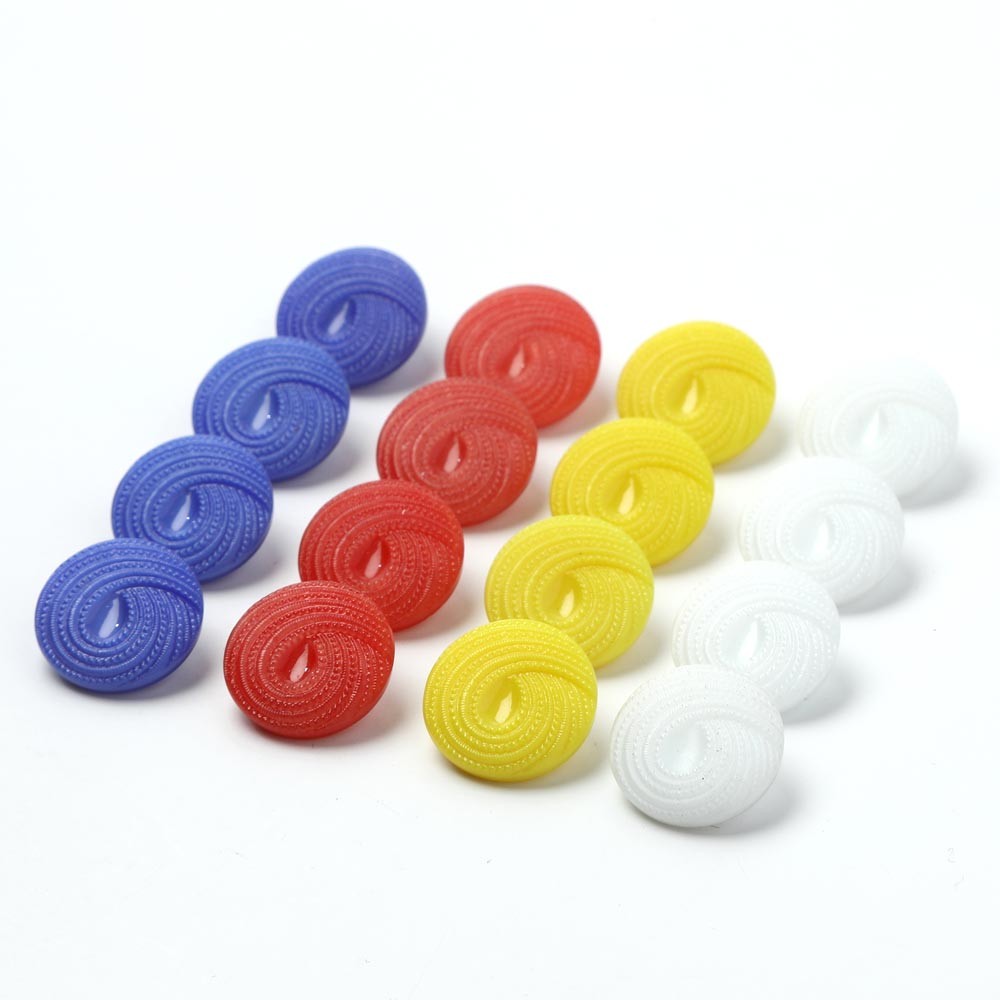 アンティーク・チェコ雑貨のお店 bábovka - ヴィンテージ ガラスボタン 1.8cm 16個セット