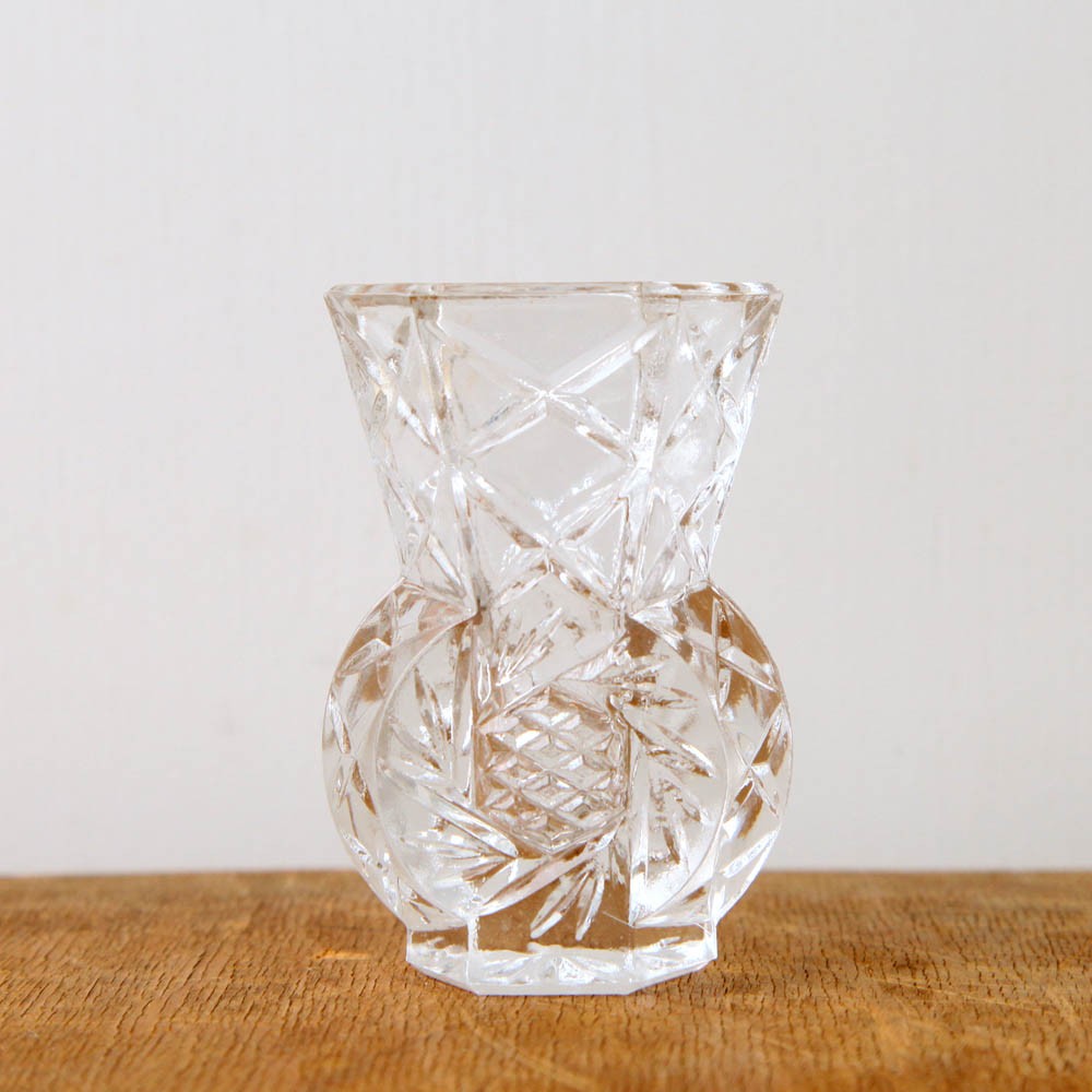 アンティーク・チェコ雑貨のお店 bábovka - チェコ ガラスの小さな花瓶