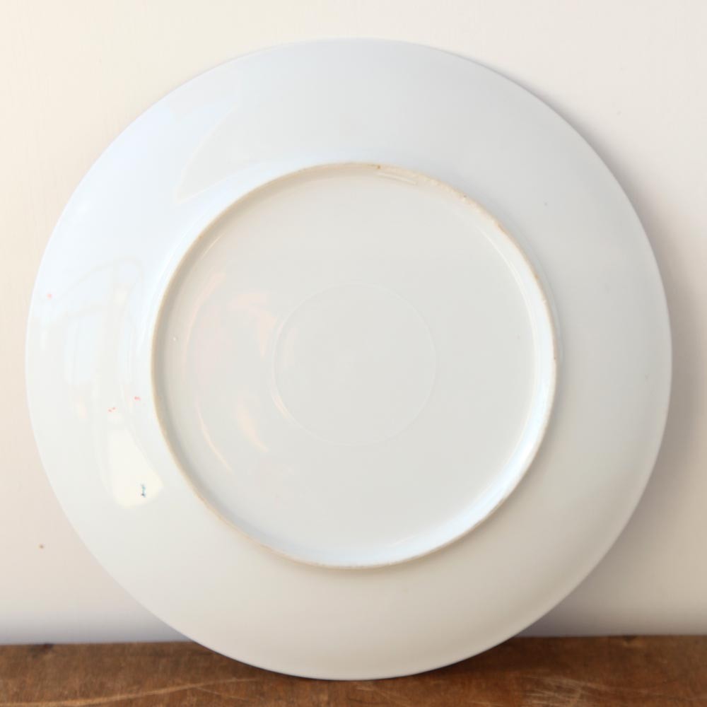 アンティーク・チェコ雑貨のお店 bábovka - 中東欧 手書きの絵皿 24.7cm