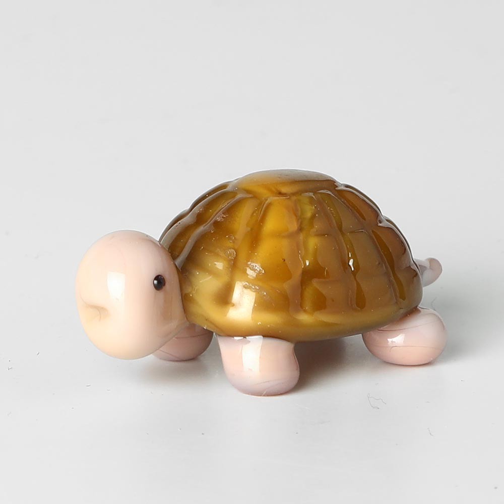 ボヘミアンガラストータス カメさんかわいい亀 チェコ製品